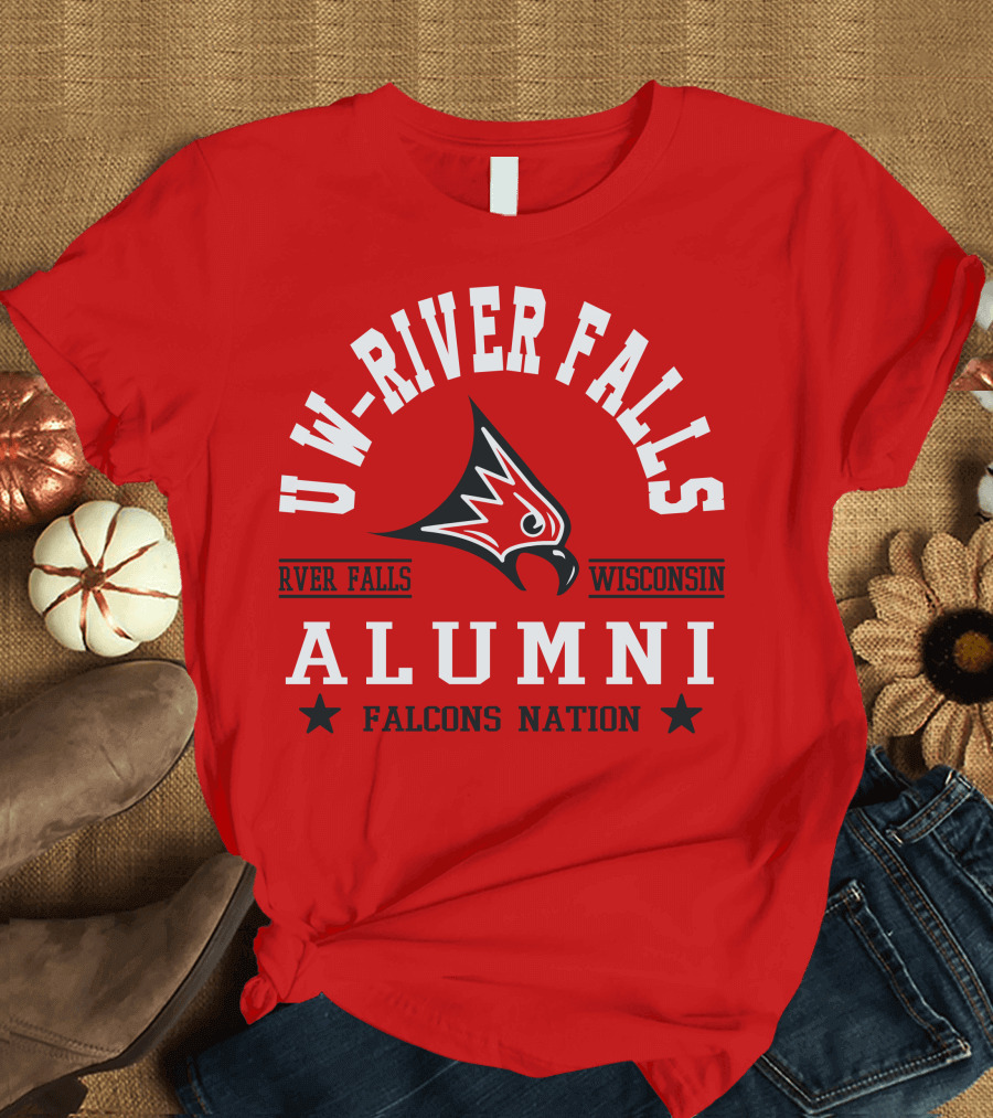 UW River Falls Wisconsin Alumni Falcons Nation T-Shirt