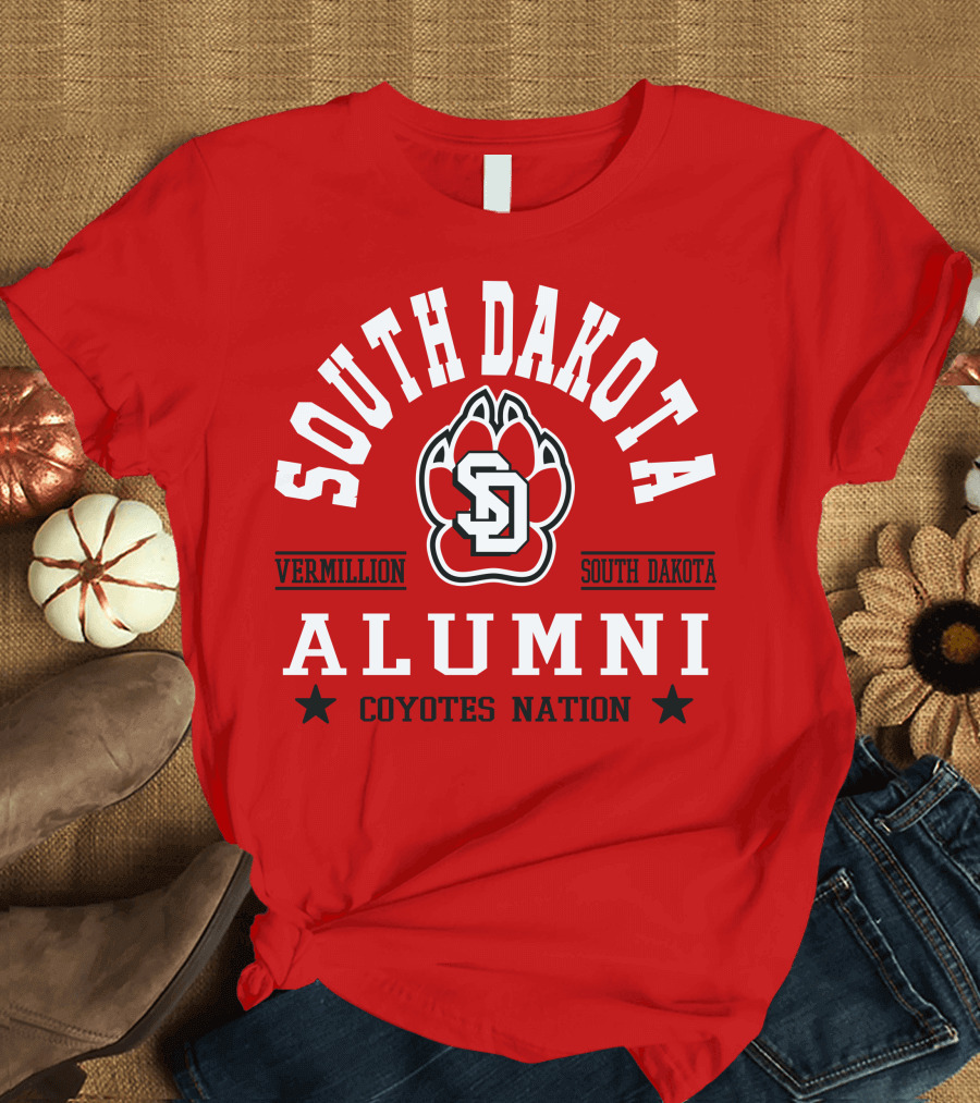 South Dakota Alumni Coyotes Nation Vermillion SD T-Shirt