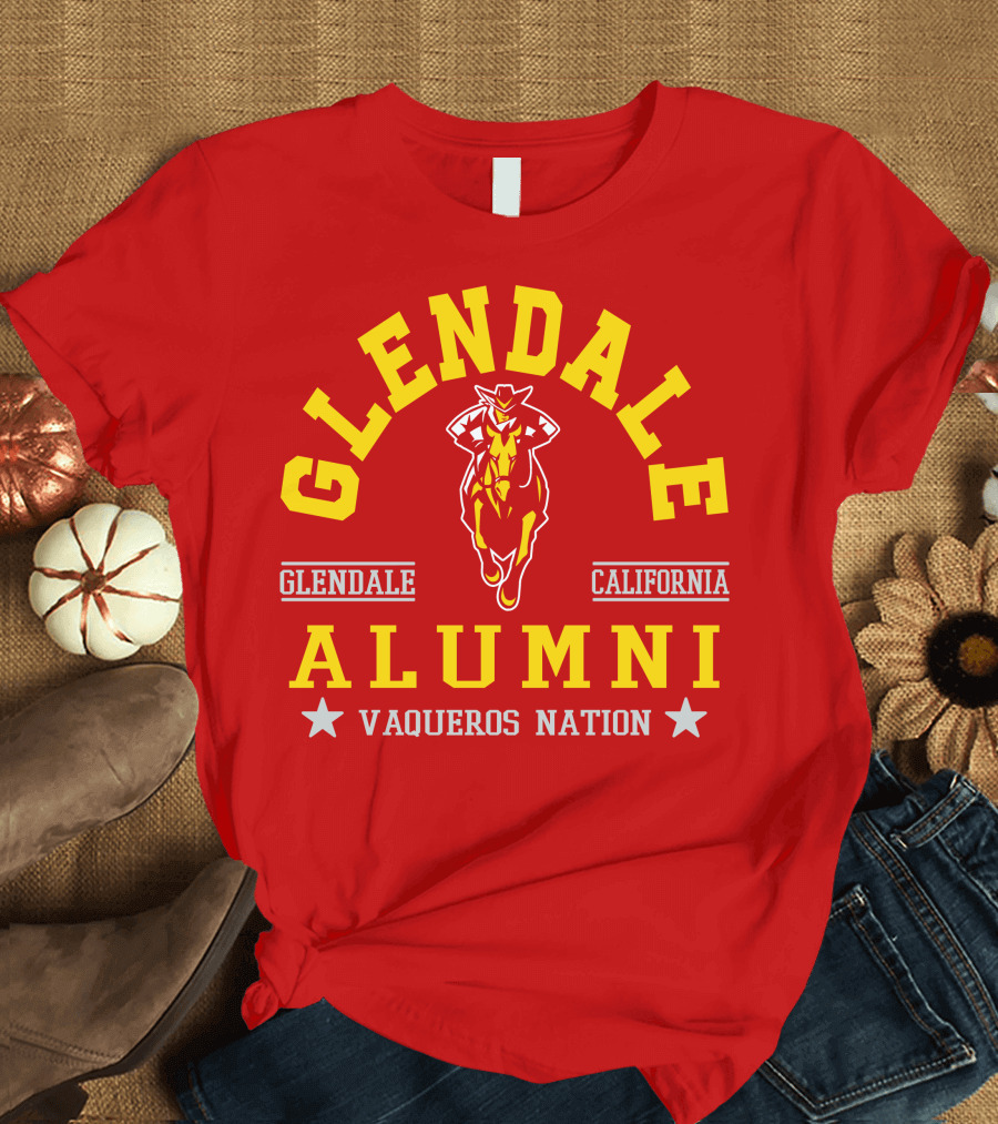 Glendale California Alumni Vaqueros Nation T-Shirt