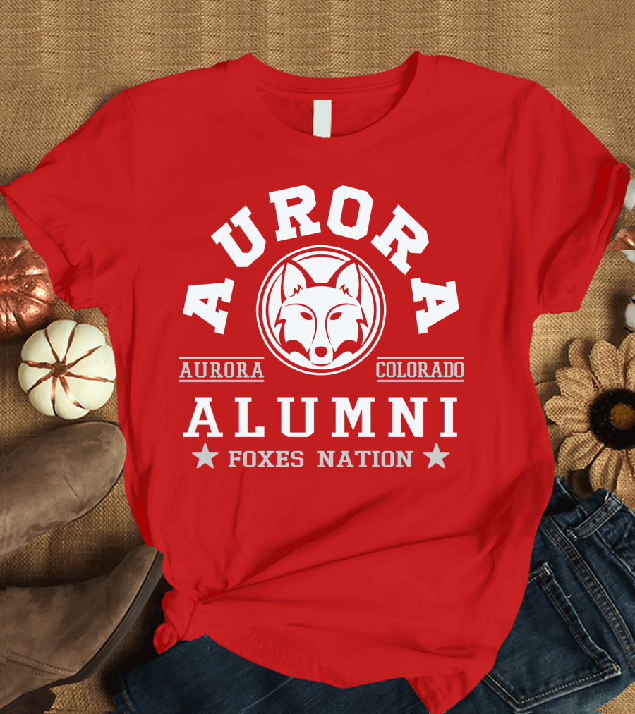 Aurora Colorado Alumni Foxes Nation T-Shirt