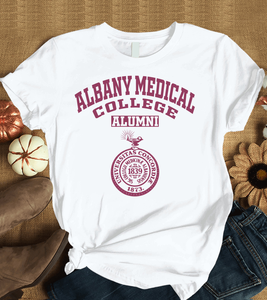 Albany Medical College Alumni Universitas Concordiae 1839 1873 T-Shirt