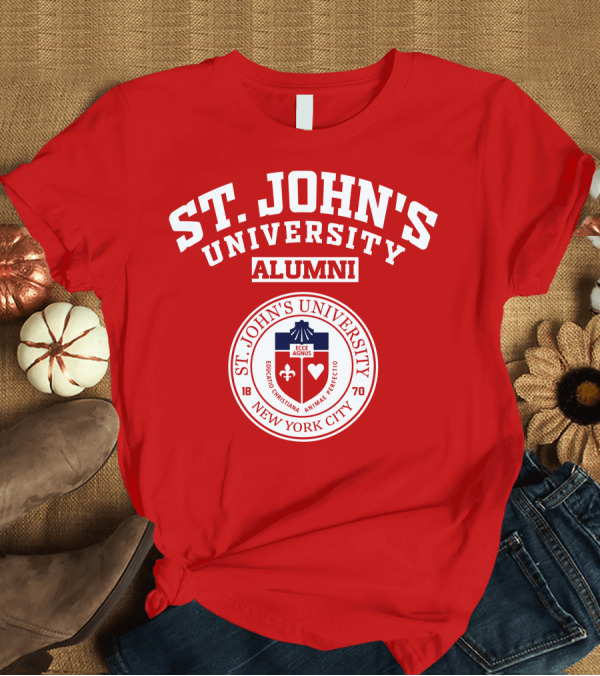 T-Shirt: St. John's University Alumni New York City 1870 Ecce Agnus T-Shirt St. John's University Alumni New York City 1870 Ecce Agnus T-Shirt