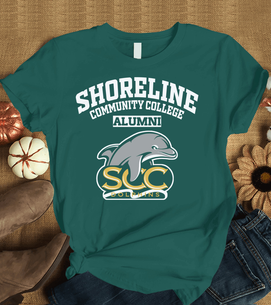 Shoreline Community College Alumni SCC Dolphins T-Shirt