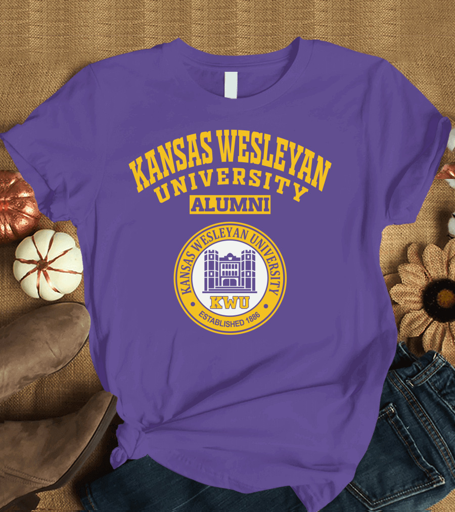 Kansas Wesleyan University Alumni KWU Established 1886 T-Shirt