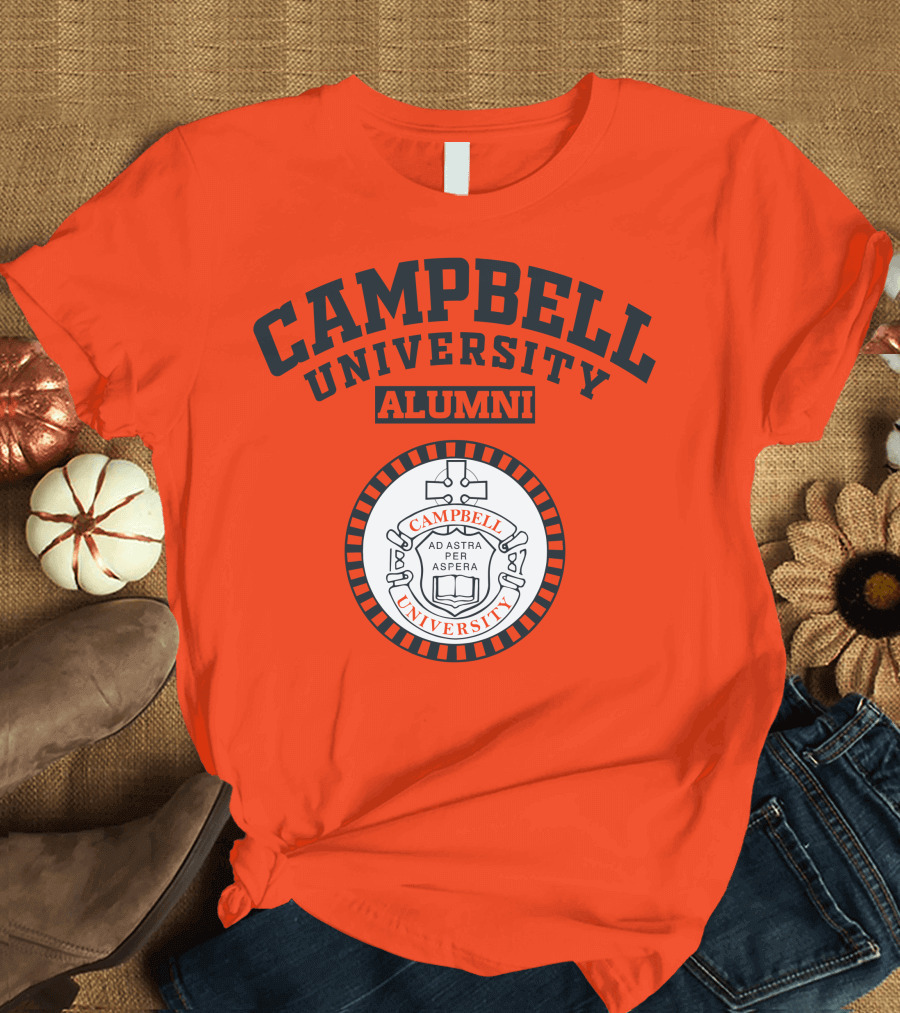 Campbell University Alumni Ad Astra Per Aspera Seal T-Shirt
