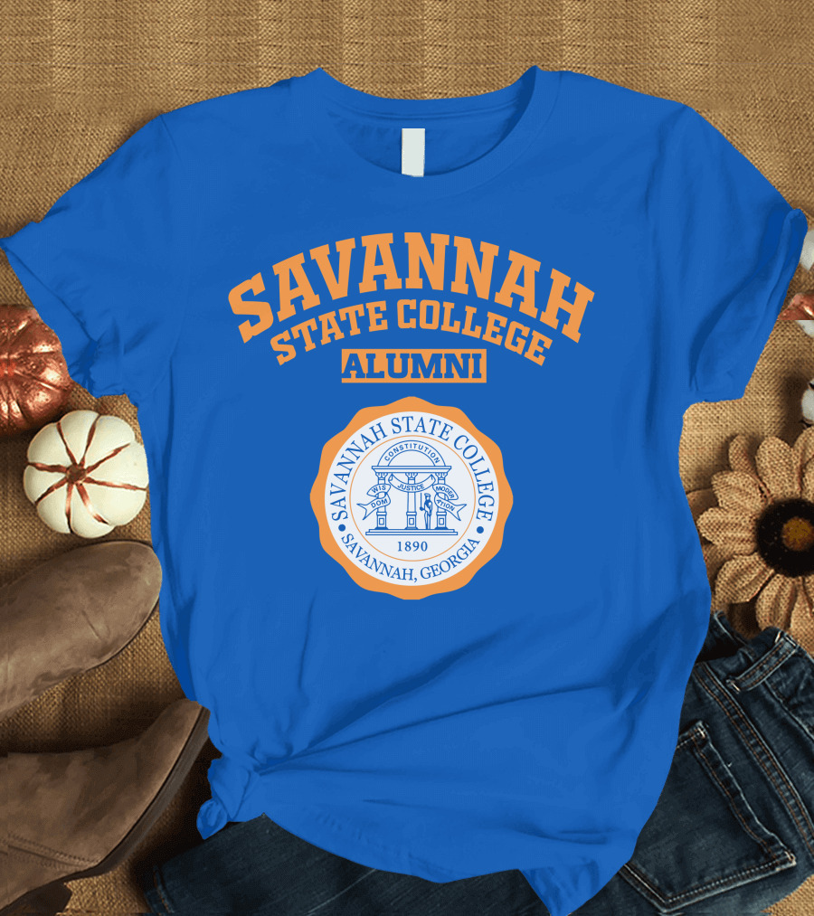 Savannah State College Alumni Seal 1890 Savannah Georgia T-Shirt