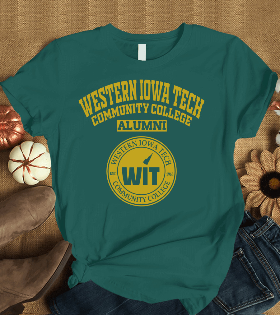 Western Iowa Tech Community College Alumni WIT Logo Est. 1966 T-Shirt