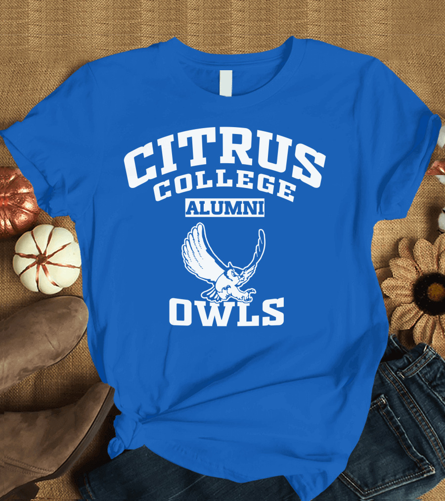 Citrus College Alumni Owls Blue T-Shirt
