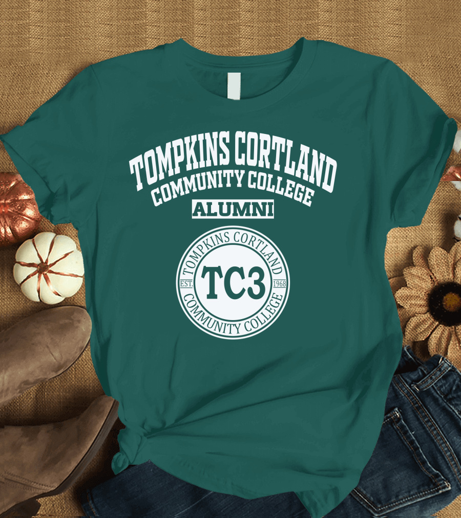 Tompkins Cortland Community College Alumni TC3 Est. 1968 T-Shirt