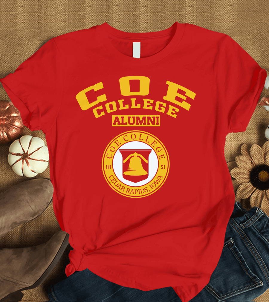 Coe College Alumni Cedar Rapids Iowa 1851 T-Shirt