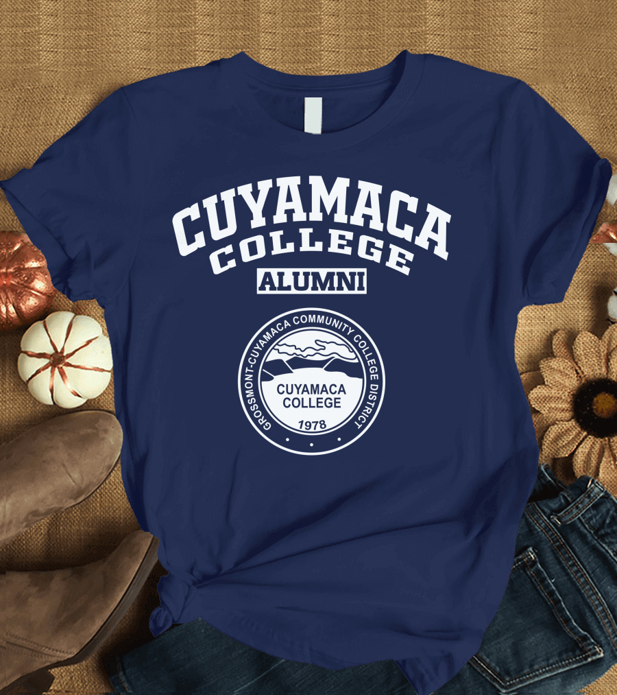 Cuyamaca College Alumni Grossmont-Cuyamaca Community College District 1978 T-Shirt