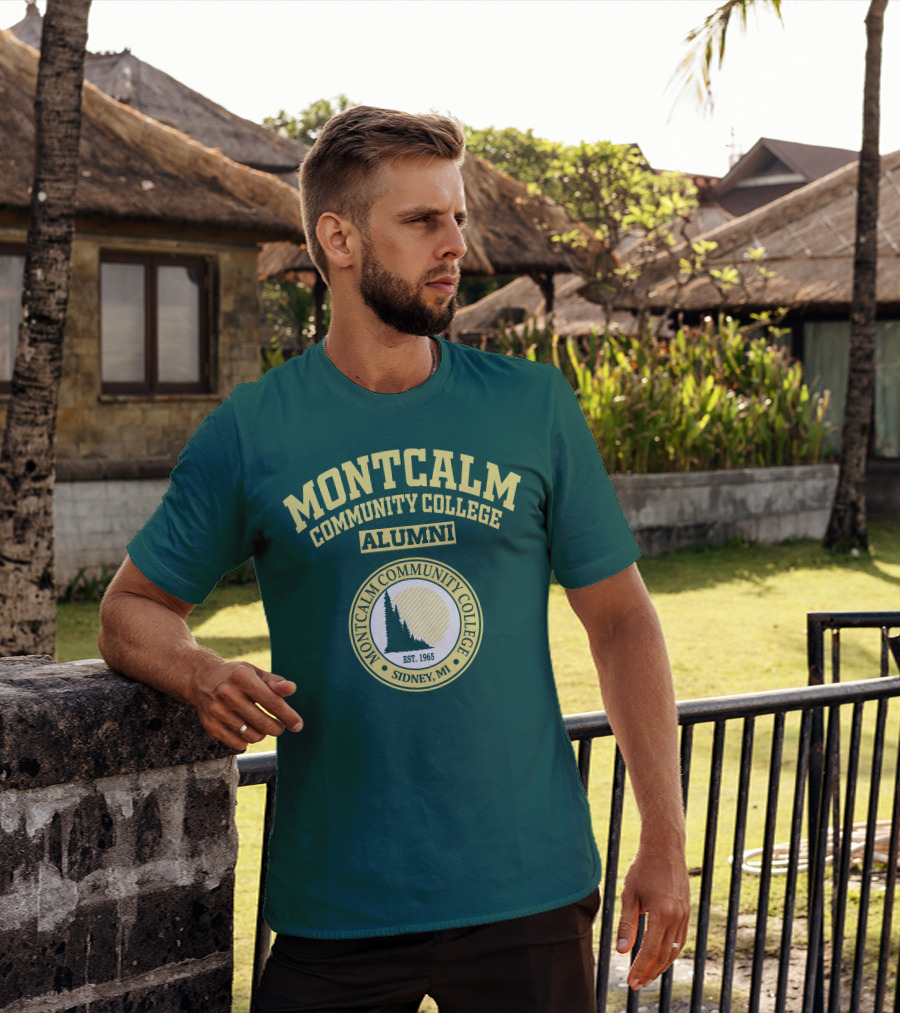 Montcalm Community College Alumni Est. 1965 Sidney MI T-Shirt