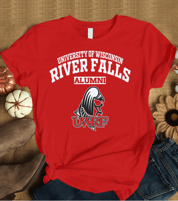 T-Shirt: University of Wisconsin River Falls Alumni UWRF Falcon T-Shirt University of Wisconsin River Falls Alumni UWRF Falcon T-Shirt