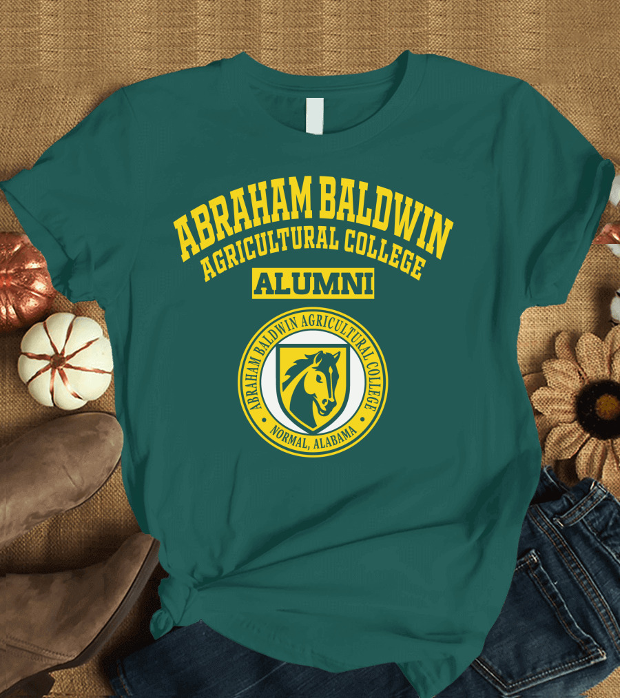 Abraham Baldwin Agricultural College Alumni Normal Alabama Horse Emblem T-Shirt