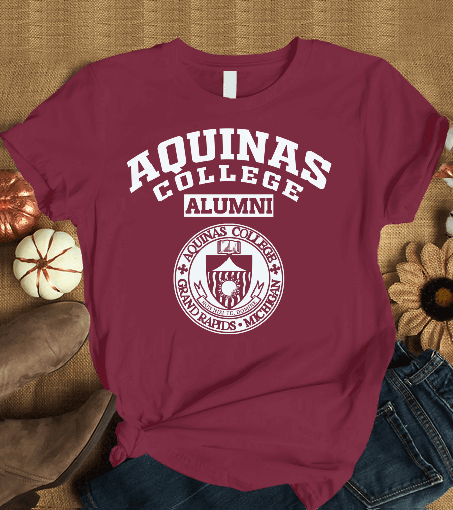 Aquinas College Alumni Grand Rapids Michigan Seal T-Shirt