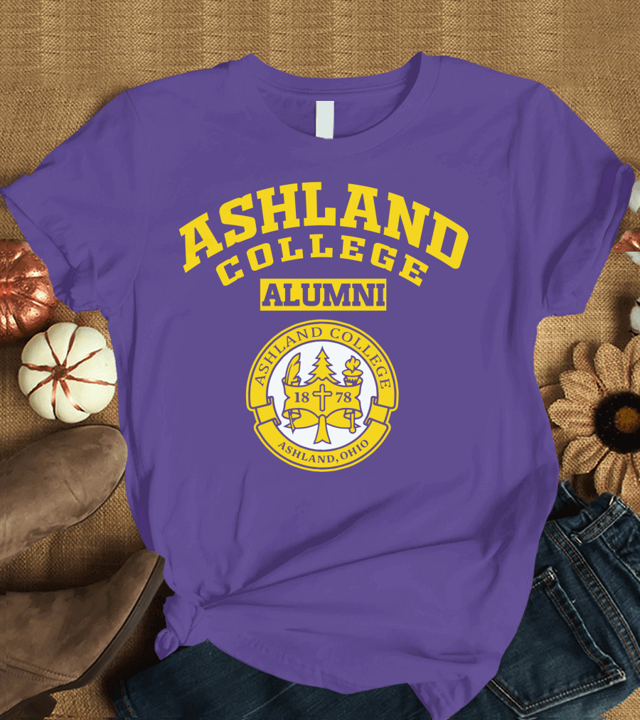 Ashland College Alumni Ashland Ohio 1878 Seal T-Shirt