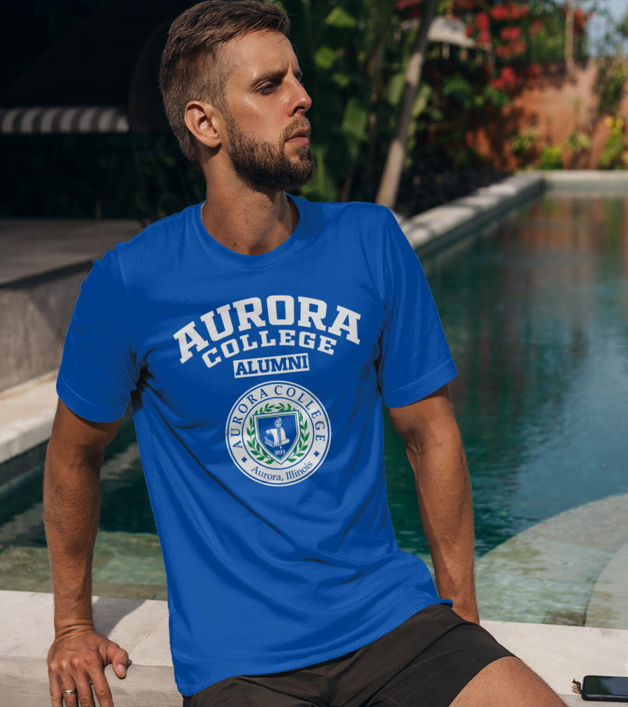 Aurora College Alumni Seal Aurora Illinois 1893 T-Shirt
