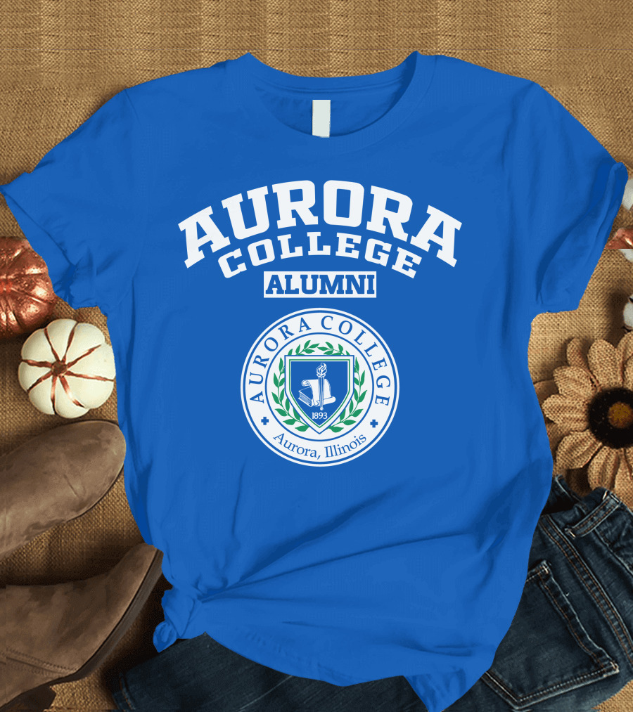 Aurora College Alumni Seal Aurora Illinois 1893 T-Shirt