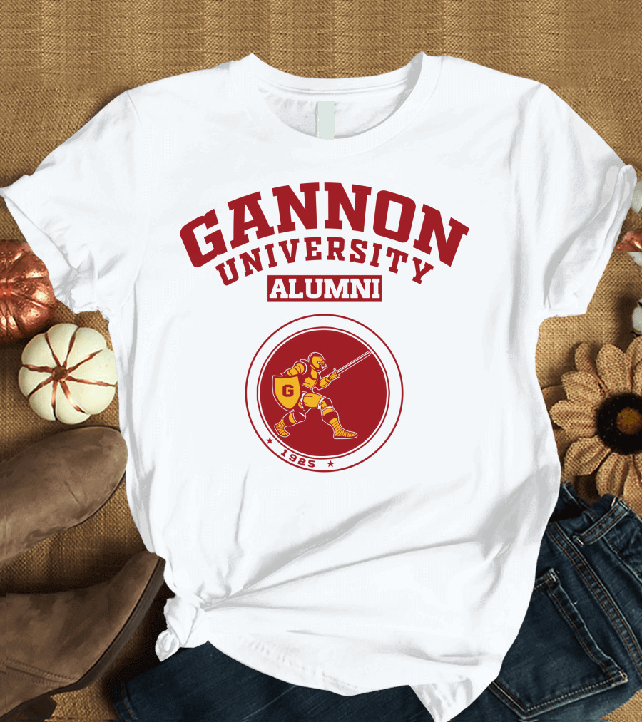 Gannon University Alumni 1925 Knight Emblem T-Shirt