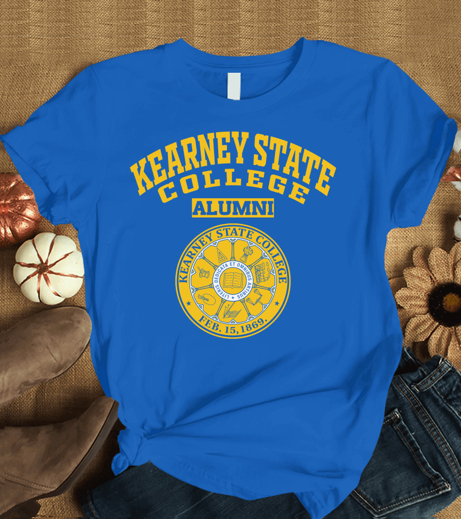Kearney State College Alumni Feb 15 1869 Emblem T-Shirt