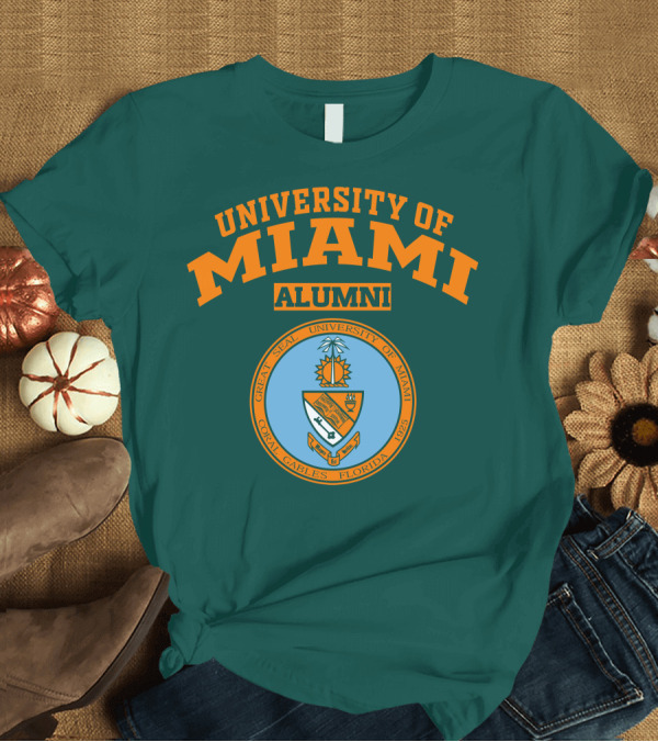T-Shirt: University of Miami Alumni Great Seal Coral Gables Florida 1925 T-Shirt University of Miami Alumni Great Seal Coral Gables Florida 1925 T-Shirt