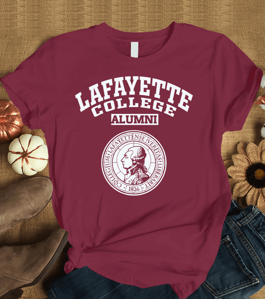 Lafayette College Alumni Collegium Lafayettense Veritas Liberatio 1826 T-Shirt