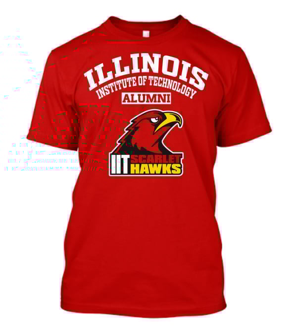 ILLINOIS INSTITUTE OF TECHNOLOGY ALUMNI IIT SCARLET HAWKS T-Shirt