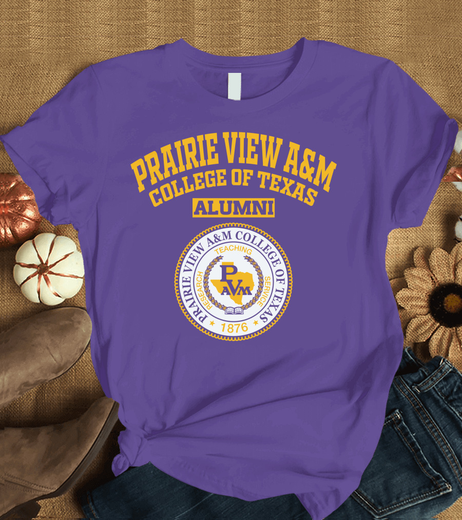 Prairie View A&M College of Texas Alumni Seal 1876 T-Shirt