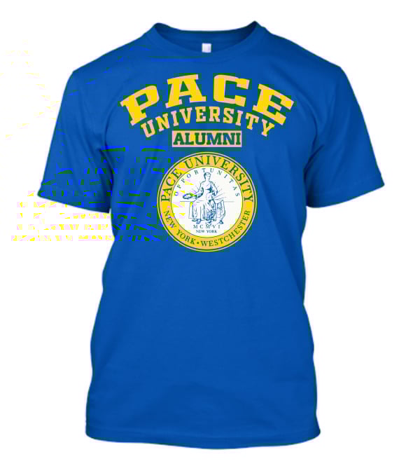 Pace University Alumni Seal New York Westchester MCMV Opportunities T-Shirt