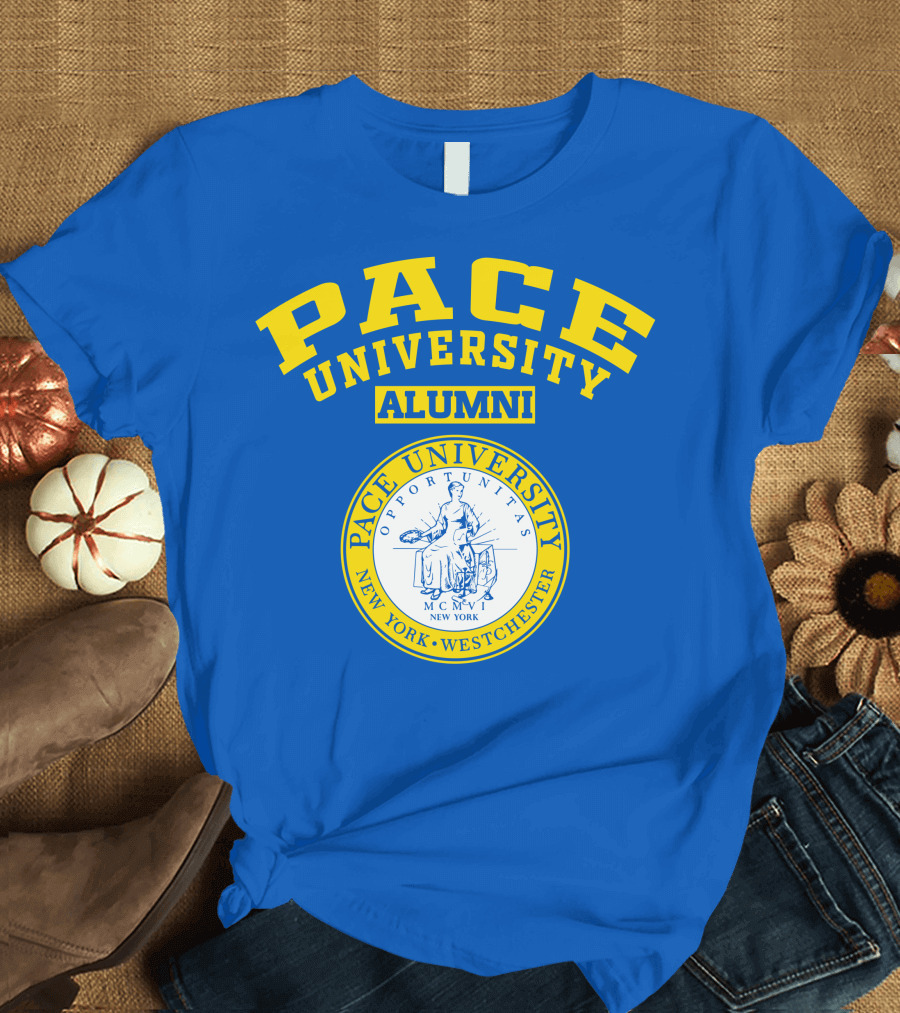 Pace University Alumni Seal New York Westchester MCMV Opportunities T-Shirt