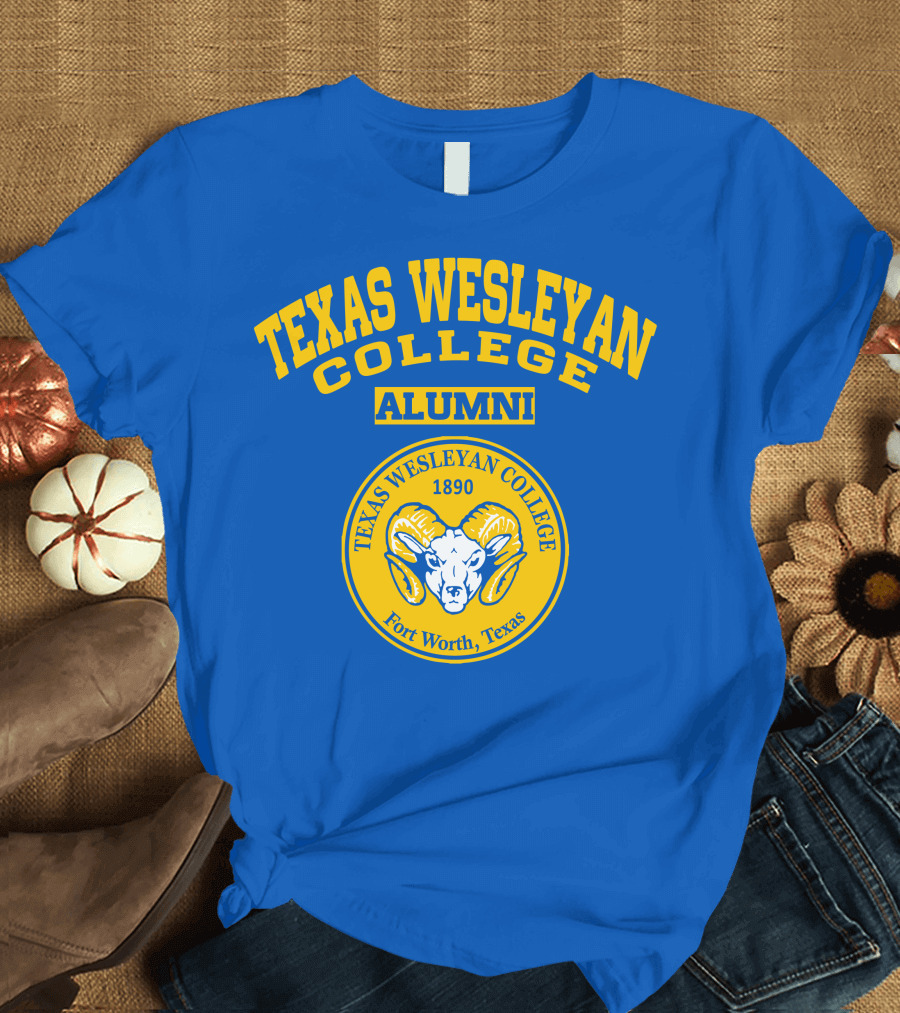 Texas Wesleyan College Alumni Fort Worth Texas 1890 T-Shirt