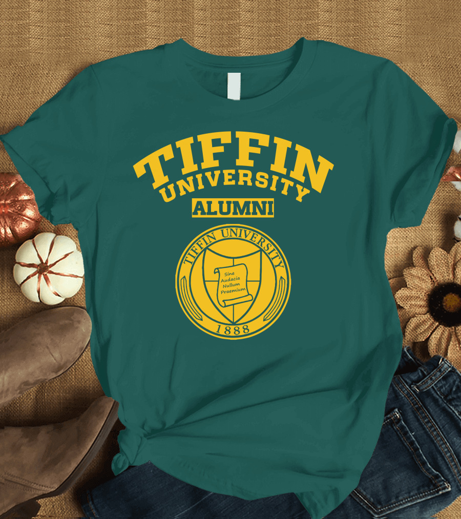 Tiffin University Alumni 1888 Sine Audacia Nullum Praemium T-Shirt