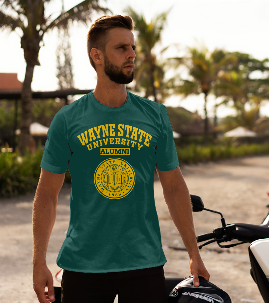WAYNE STATE UNIVERSITY ALUMNI 1868 INDUSTRY INTELLIGENCE T-Shirt