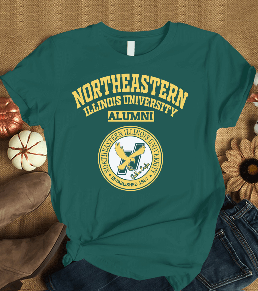 Northeastern Illinois University Alumni Golden Eagles Established 1867 T-Shirt