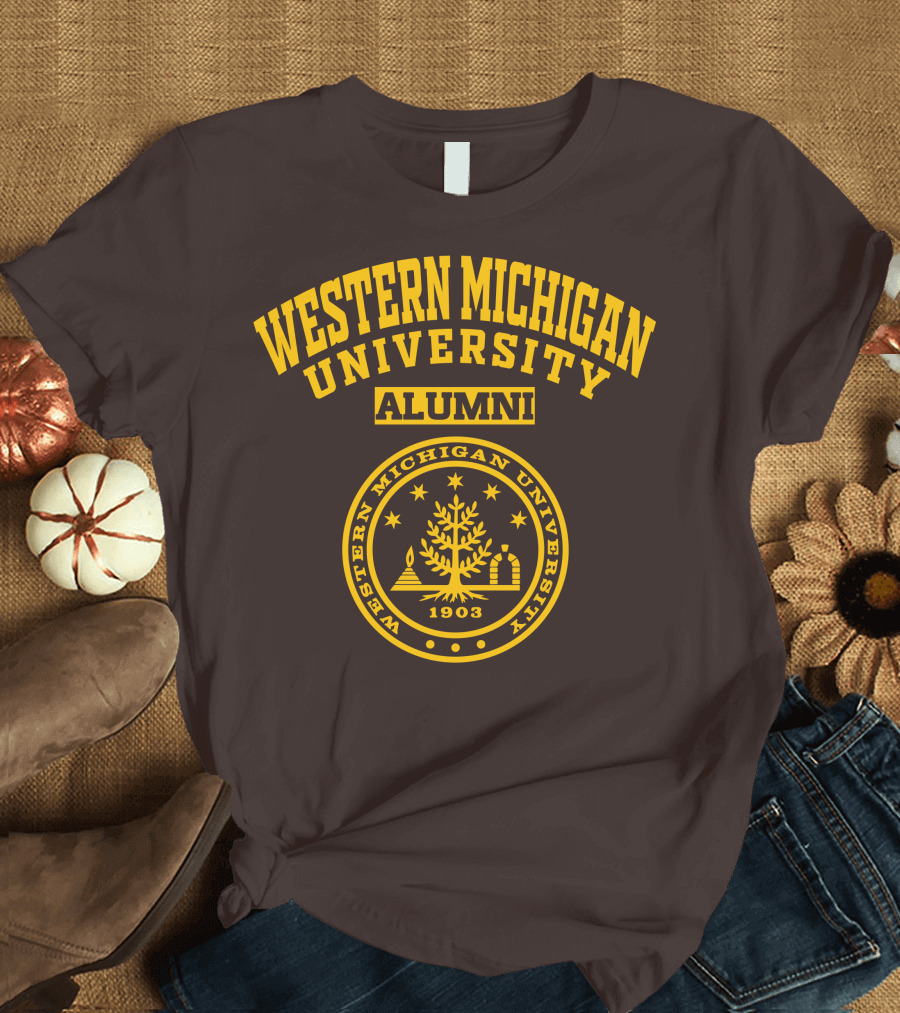 Western Michigan University Alumni 1903 Seal T-Shirt
