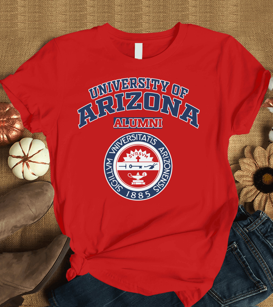 UNIVERSITY OF ARIZONA ALUMNI 1885 SEAL SIGILLUM UNIVERSITATIS ARIZONENSIS T-Shirt