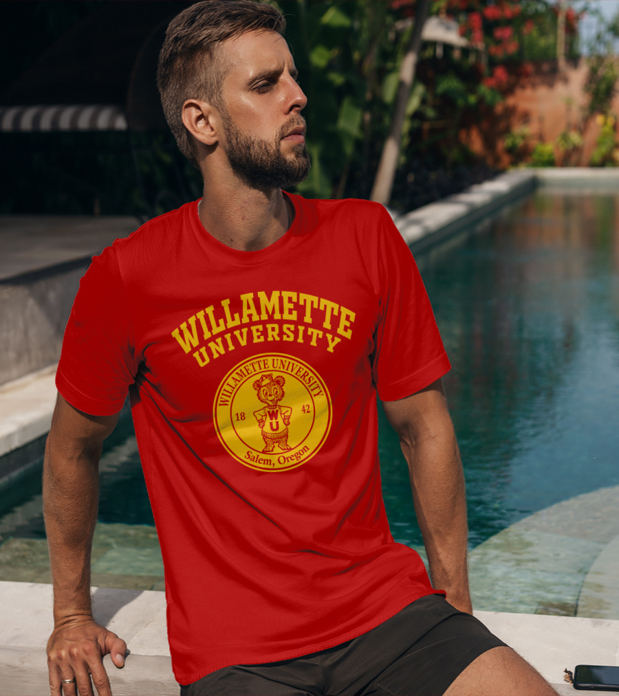 Willamette University Salem Oregon 1842 Bearcat T-Shirt