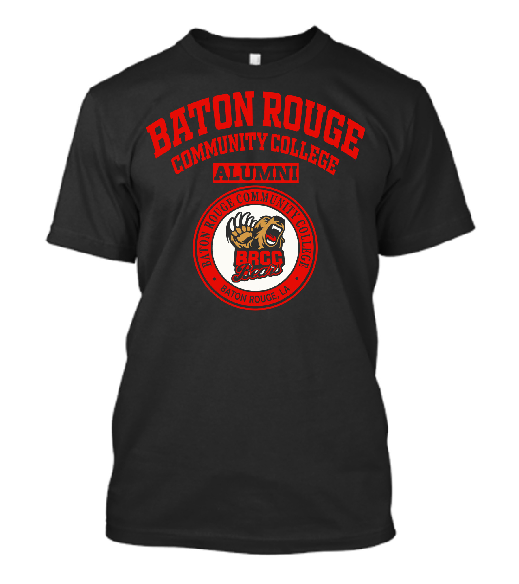Baton Rouge Community College Alumni BRCC Bears Baton Rouge LA T-Shirt
