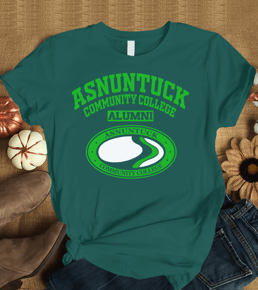 Asnuntuck Community College Alumni with Oval Emblem T-Shirt