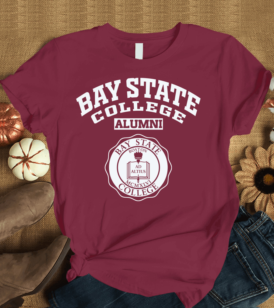 Bay State College Alumni Boston Emblem MCMXIV T-Shirt