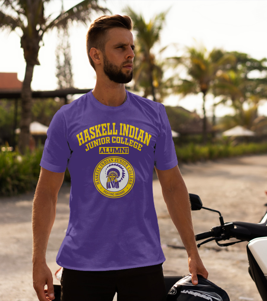 Haskell Indian Junior College Alumni Fighting Indians T-Shirt