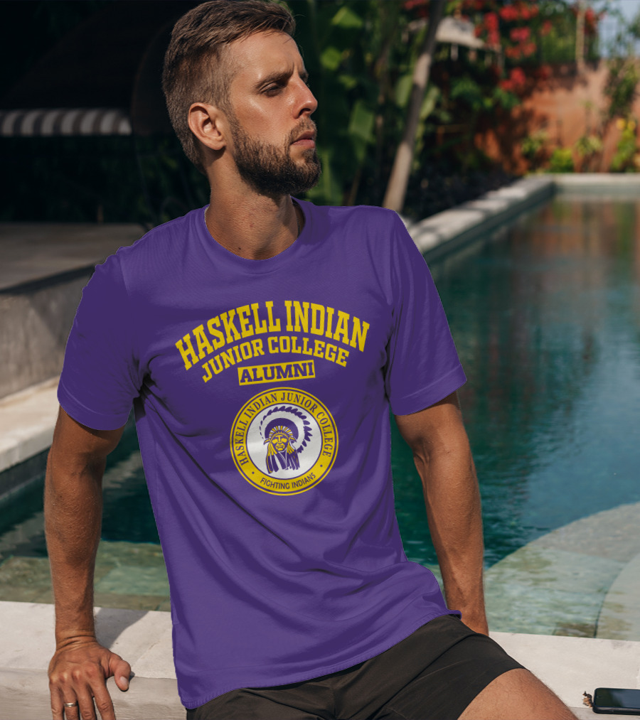 Haskell Indian Junior College Alumni Fighting Indians T-Shirt