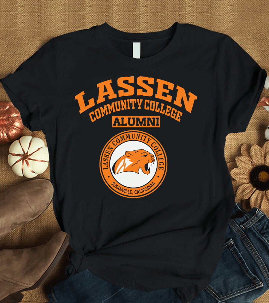 Lassen Community College Alumni Susanville California Tiger T-Shirt
