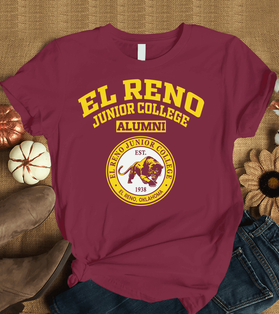 EL RENO JUNIOR COLLEGE ALUMNI EST 1938 EL RENO OKLAHOMA T-Shirt