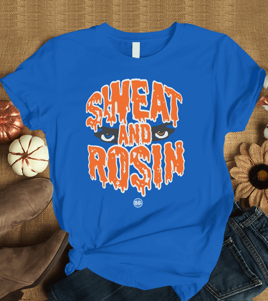 SWEAT AND ROSIN Eyes Dripping Orange 86 T-Shirt