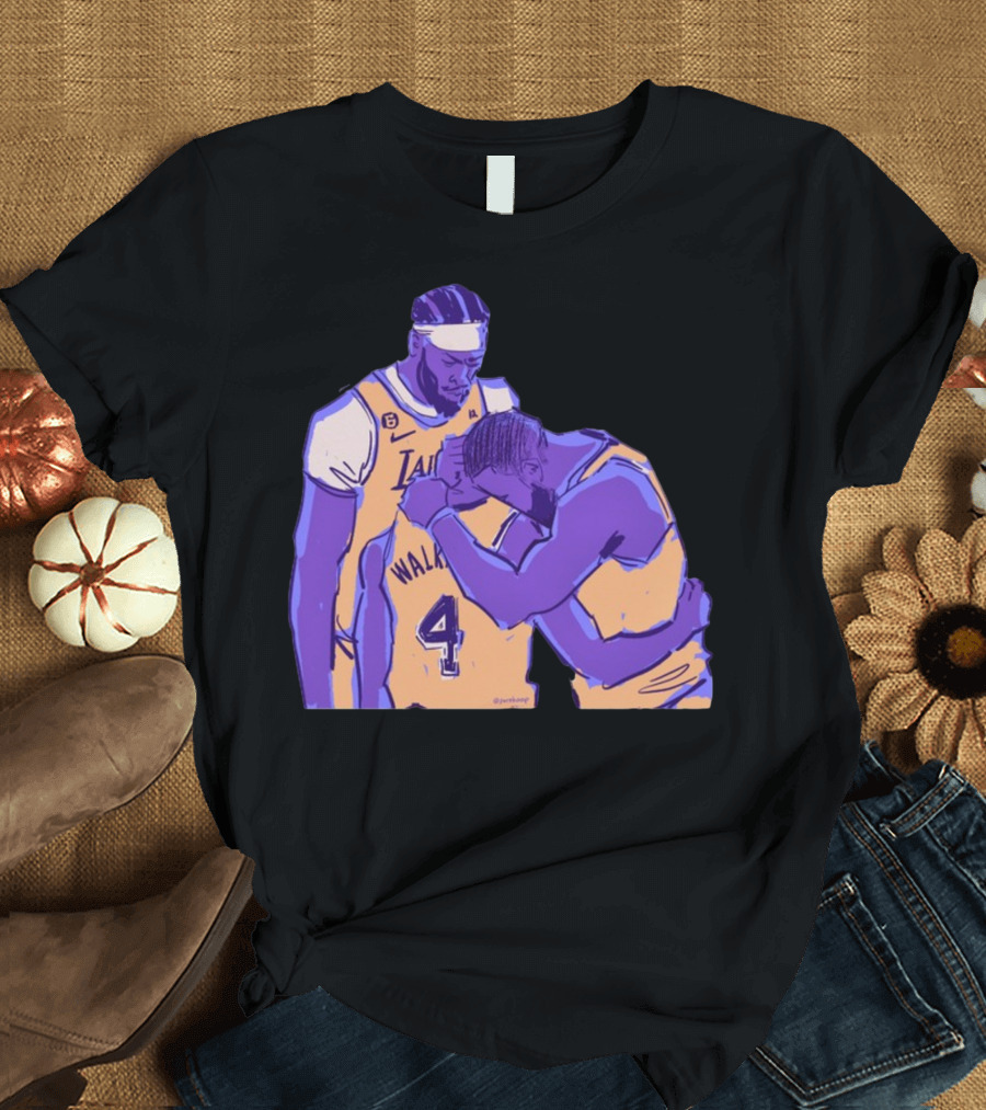 Jack Perkins Lonnie Iv Lakers Team Purehoop Walker 4 T-Shirt