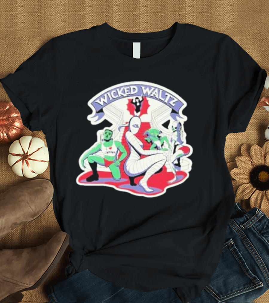 Wicked Waltz Lewberger Monster Characters on Red Carpet T-Shirt