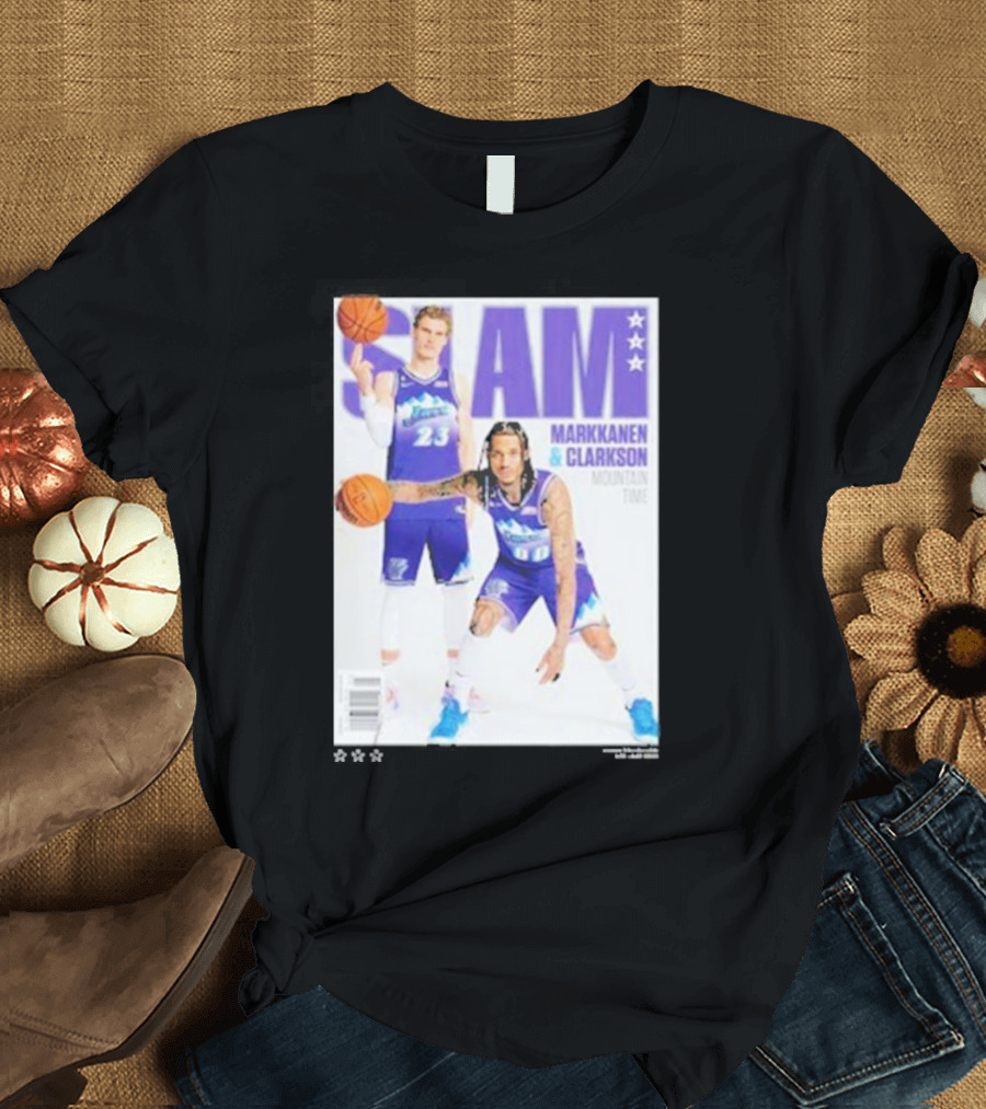 Slam Markkanen Clarkson Mountain Time Cover T-Shirt