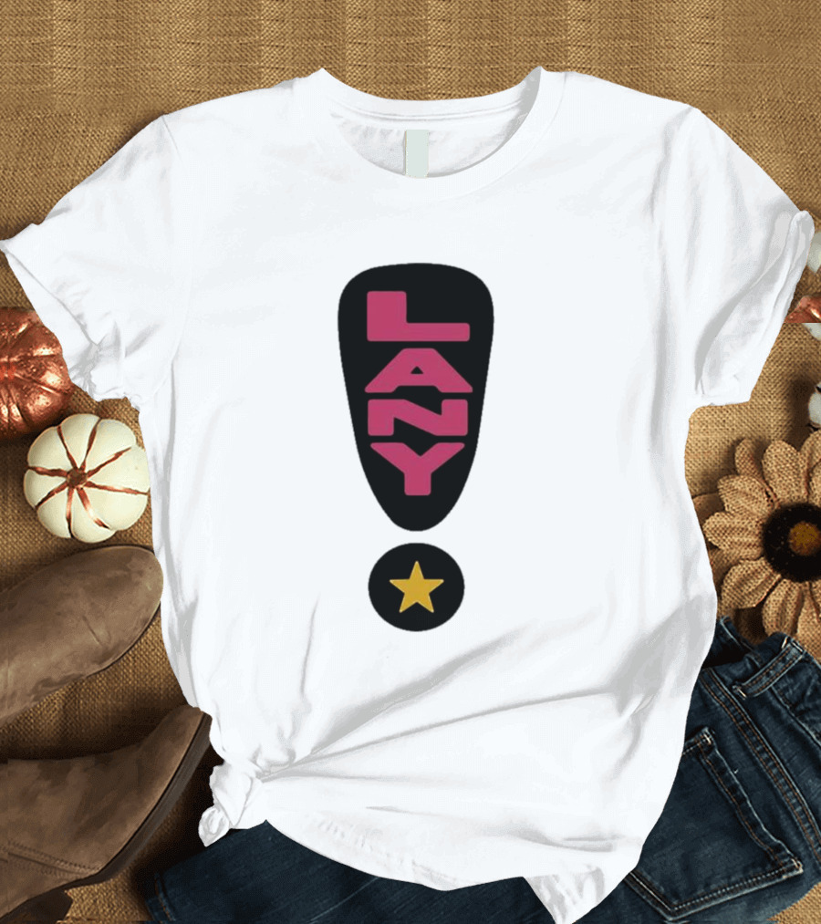 LANY Exclamation Mark with Yellow Star T-Shirt