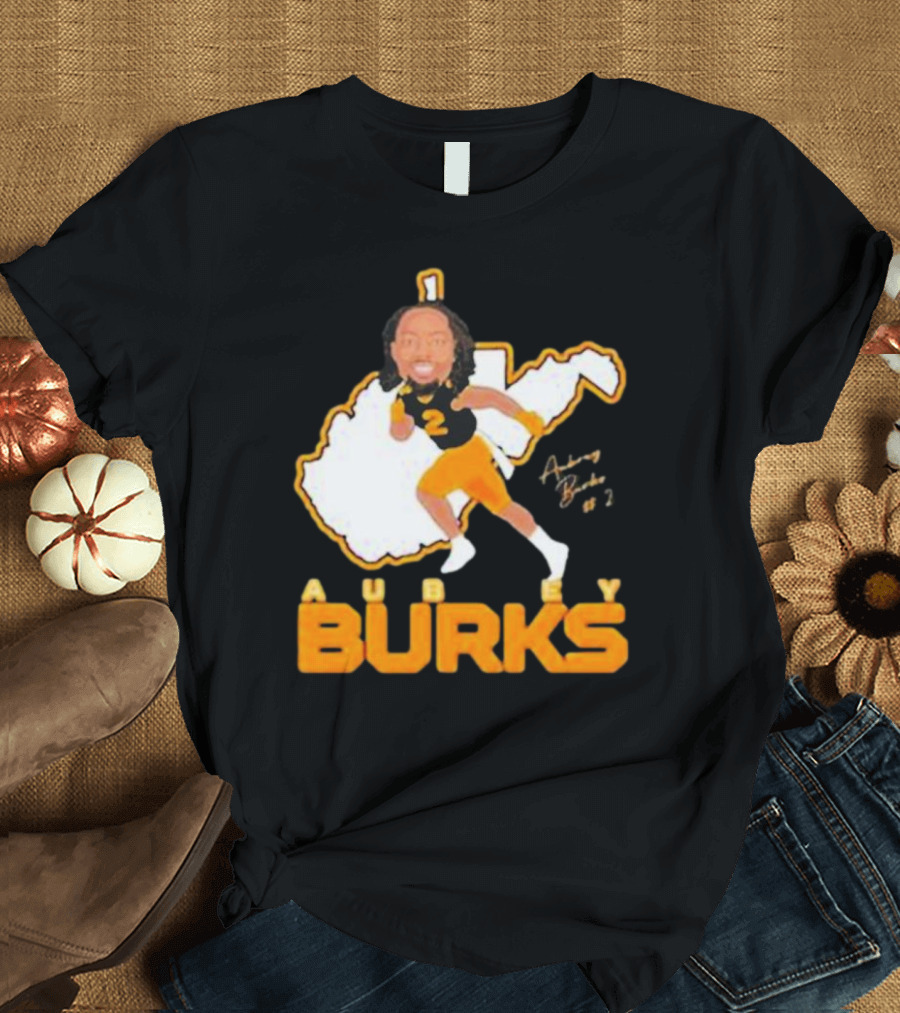 Aubrey Burks Fan 1 Football Player Art #2 T-Shirt